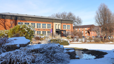 Snow on campus