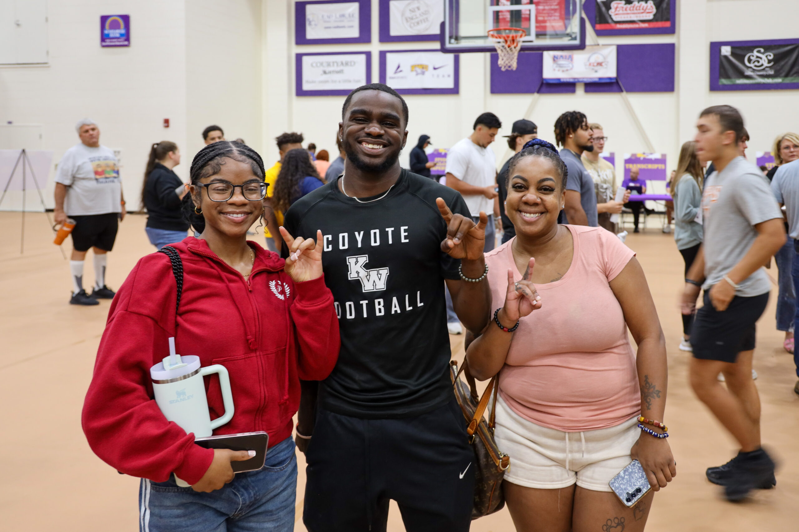 Group of varying individuals at move-in