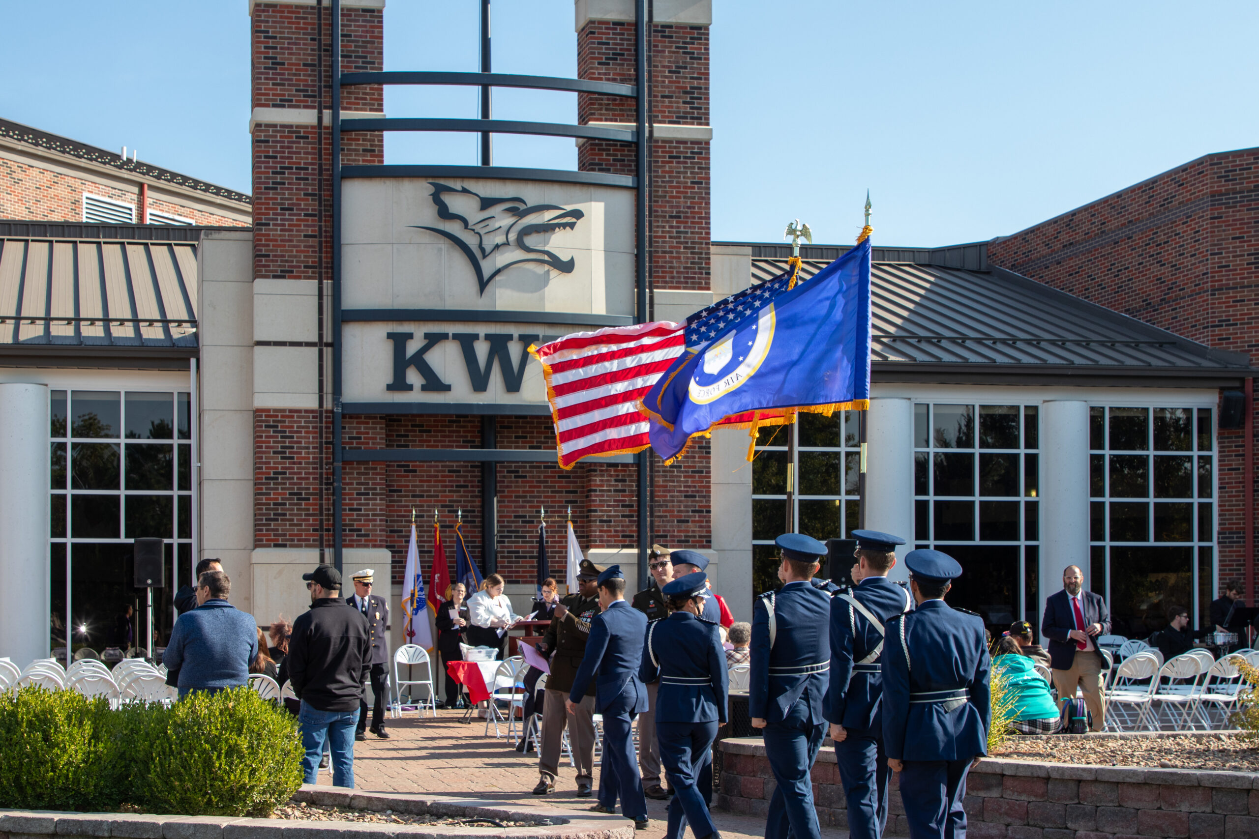 Presentation of colors, Veterans Ceremony