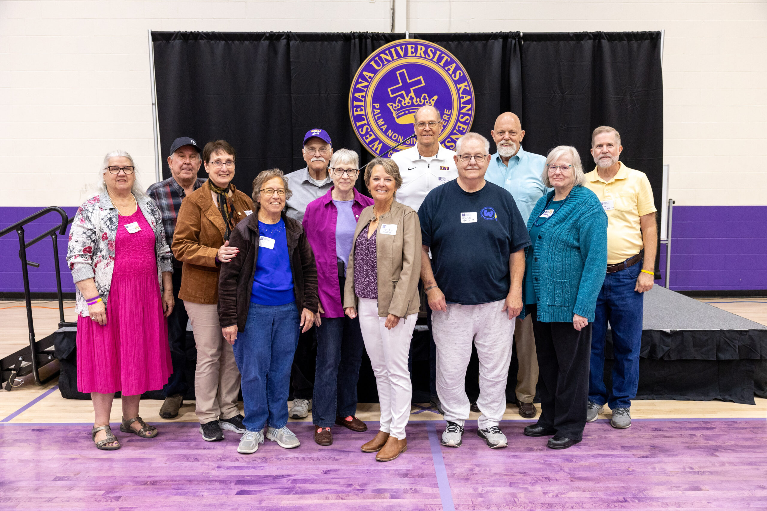 Men and women gathered for group photo