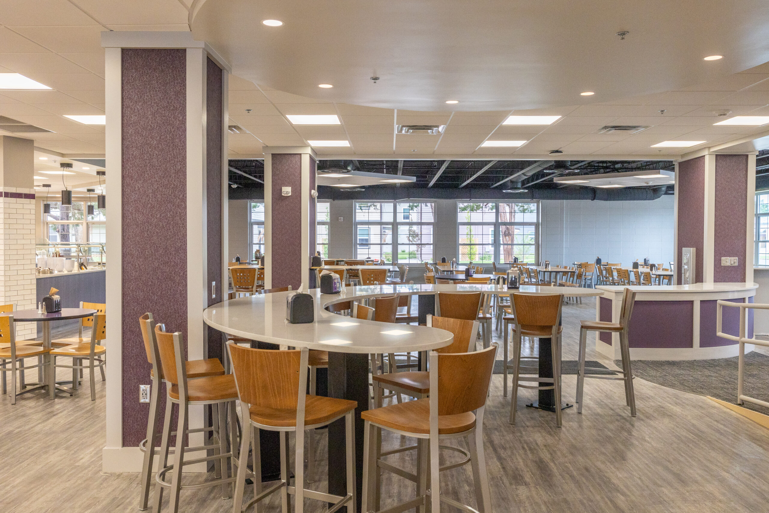 Dining hall interior