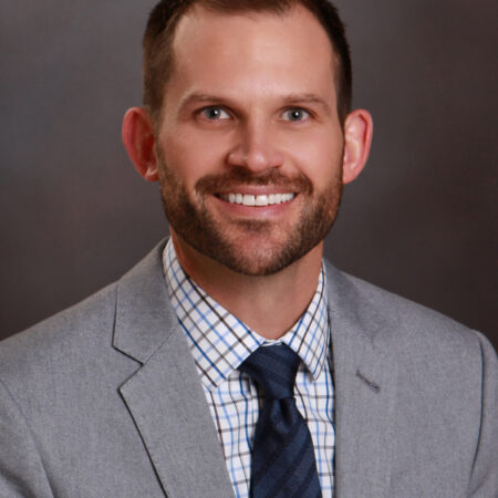 Head shot of man in suit